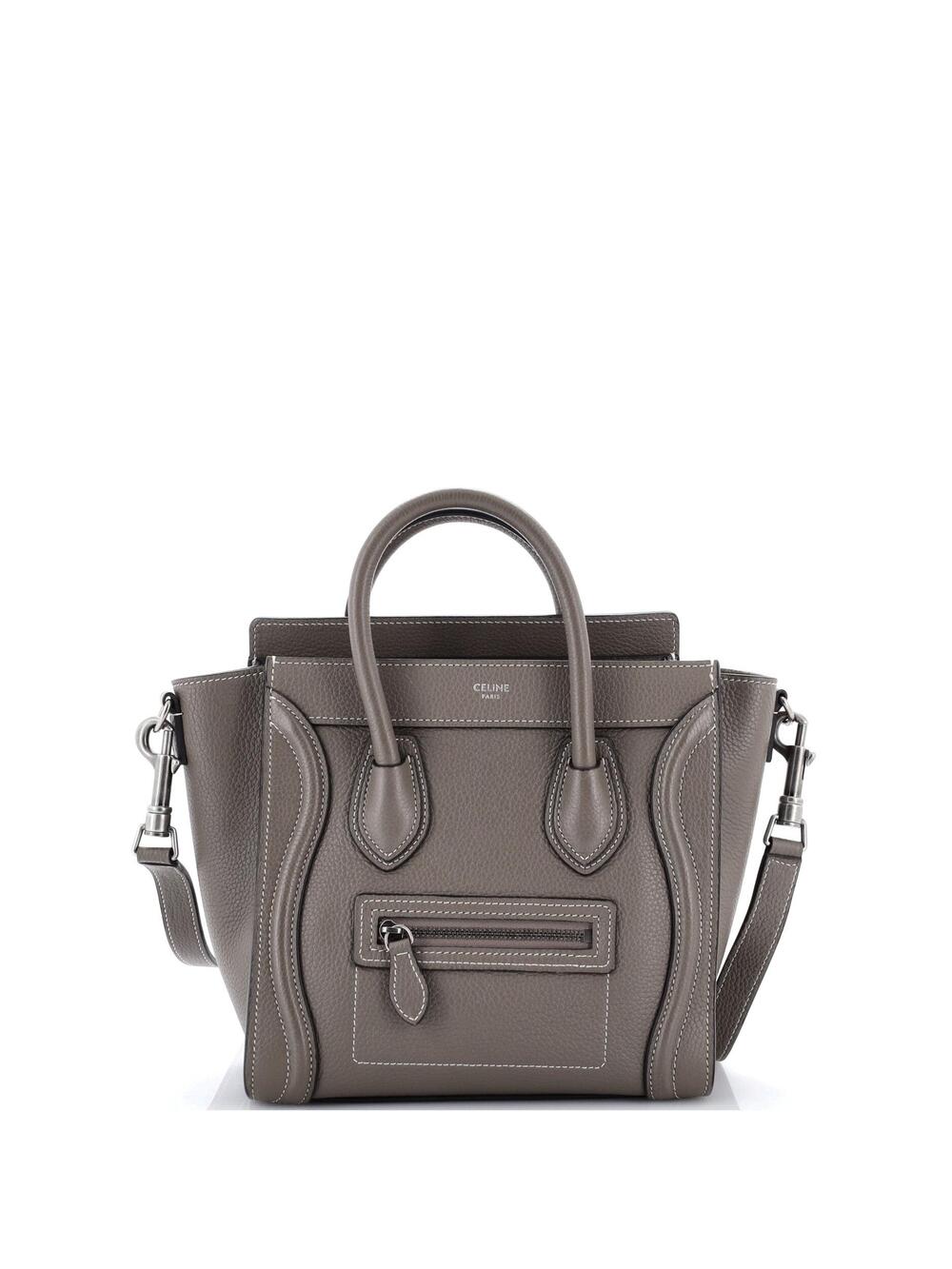 Celine Luggage Bag Grainy Leather Nano #377358C20B